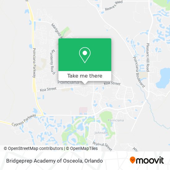 Bridgeprep Academy of Osceola map
