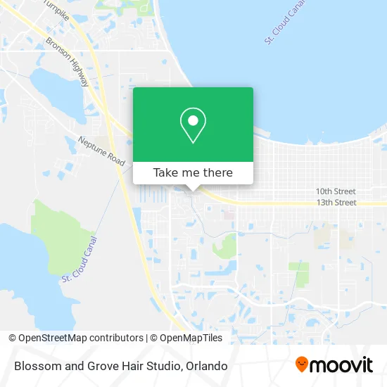 Blossom and Grove Hair Studio map