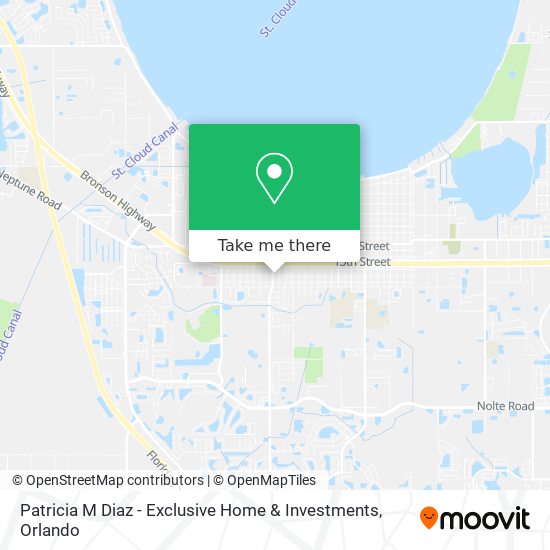 Patricia M Diaz - Exclusive Home & Investments map