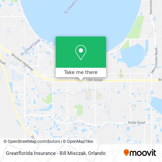 Greatflorida Insurance - Bill Misczak map