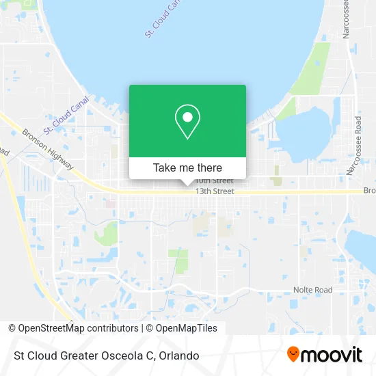 Mapa de St Cloud Greater Osceola C