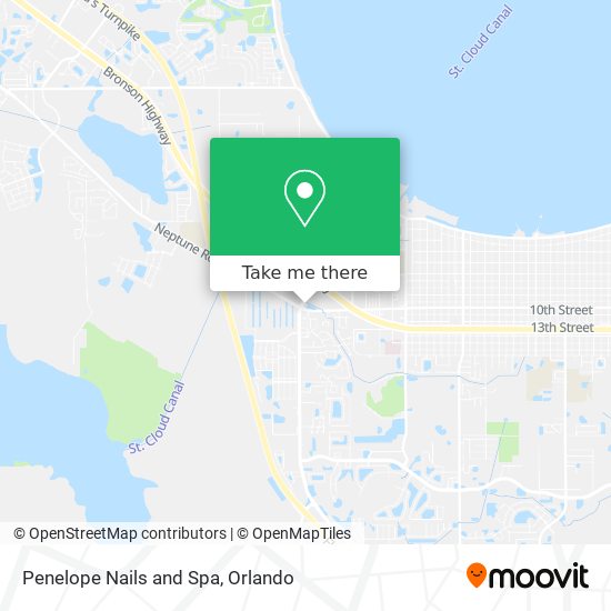 Mapa de Penelope Nails and Spa