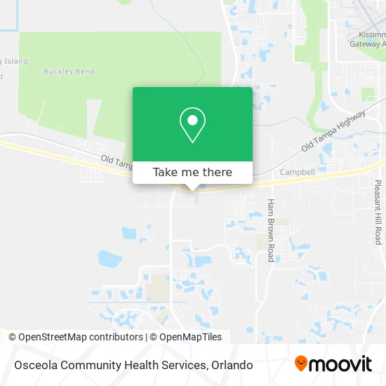 Osceola Community Health Services map
