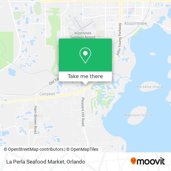 La Perla Seafood Market map