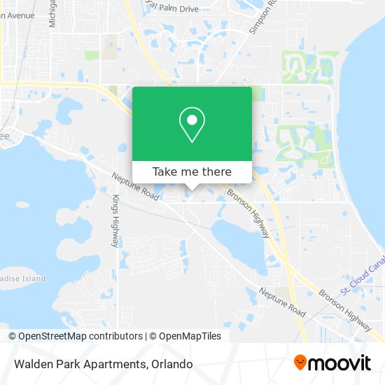Mapa de Walden Park Apartments