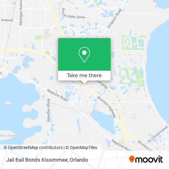 Mapa de Jail Bail Bonds Kissimmee