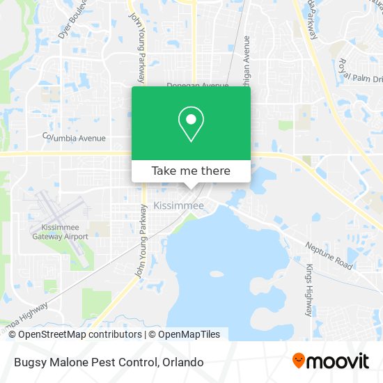 Bugsy Malone Pest Control map