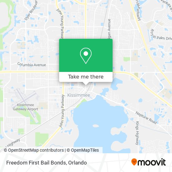 Mapa de Freedom First Bail Bonds