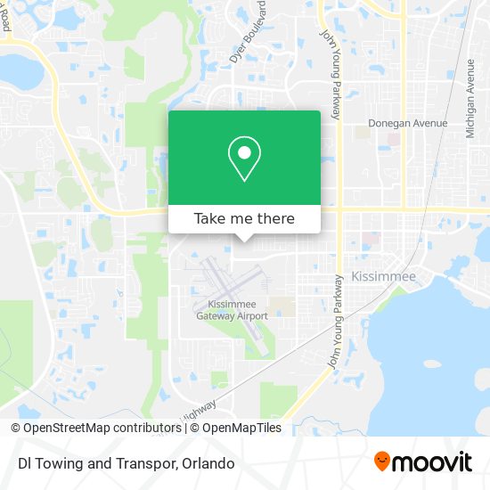 Dl Towing and Transpor map