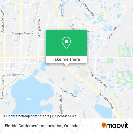Florida Cattlemen's Association map
