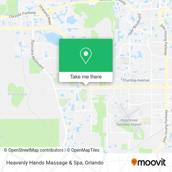 Heavenly Hands Massage & Spa map