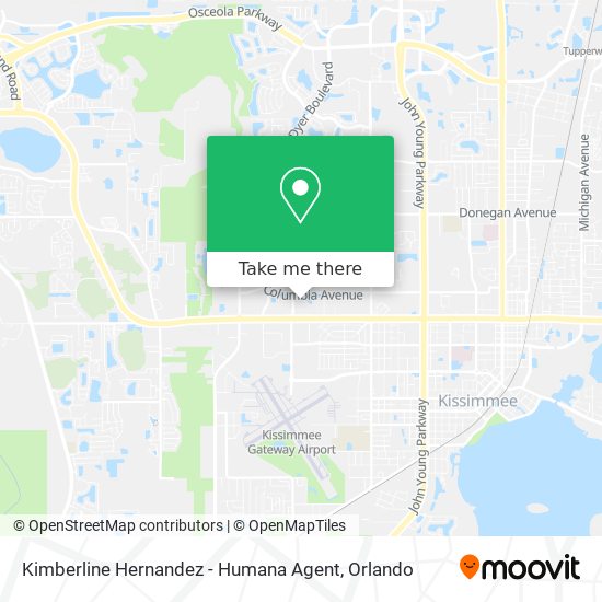 Kimberline Hernandez - Humana Agent map