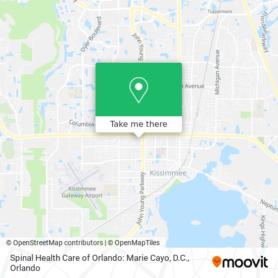Spinal Health Care of Orlando: Marie Cayo, D.C. map
