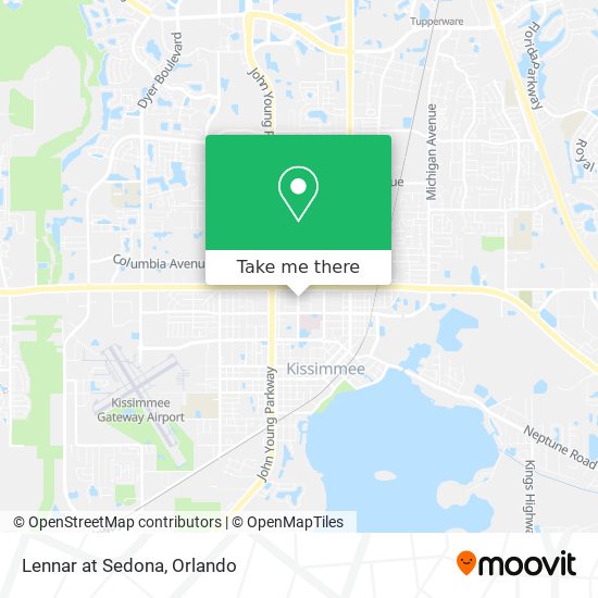 Lennar at Sedona map