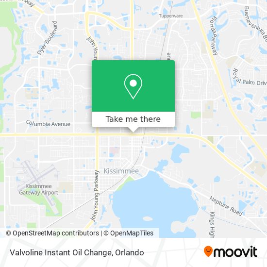 Mapa de Valvoline Instant Oil Change