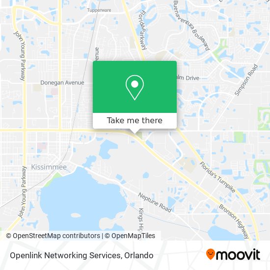 Openlink Networking Services map