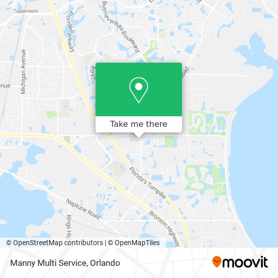 Manny Multi Service map