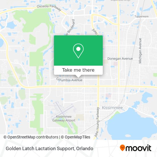 Mapa de Golden Latch Lactation Support