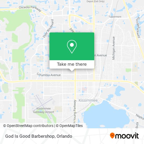 Mapa de God Is Good Barbershop