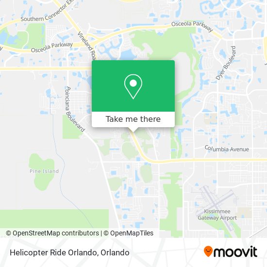 Helicopter Ride Orlando map
