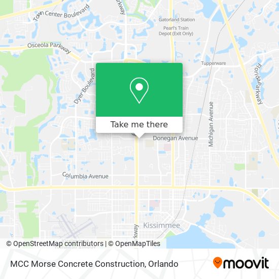 MCC Morse Concrete Construction map