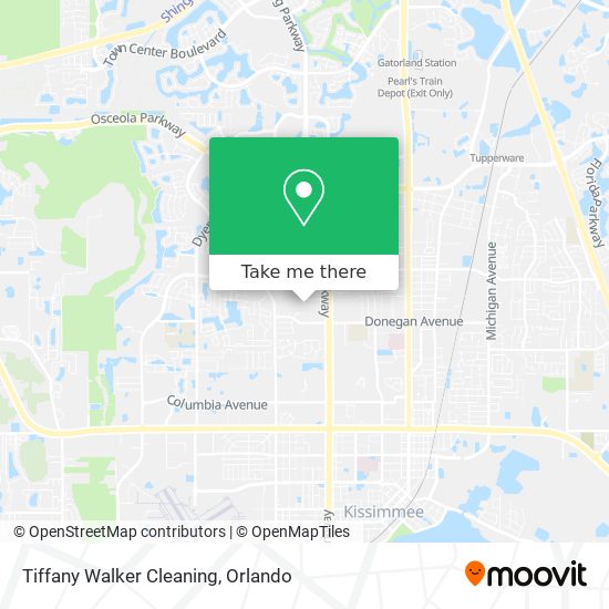 Tiffany Walker Cleaning map