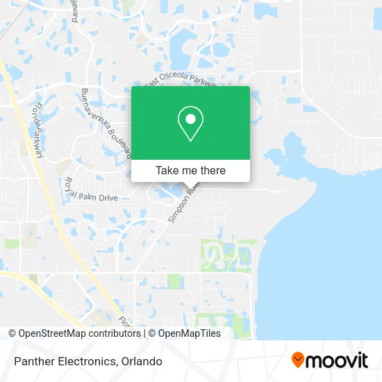 Panther Electronics map