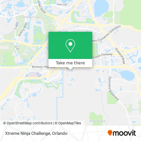 Xtreme Ninja Challenge map