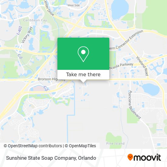 Mapa de Sunshine State Soap Company