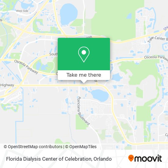 Mapa de Florida Dialysis Center of Celebration