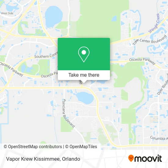 Vapor Krew Kissimmee map