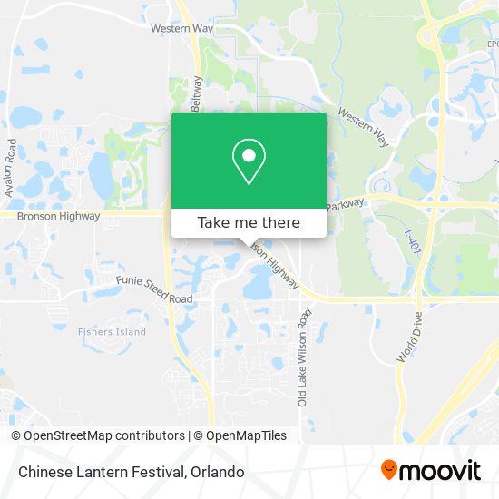 Chinese Lantern Festival map