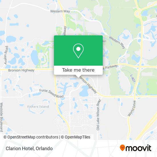 Clarion Hotel map