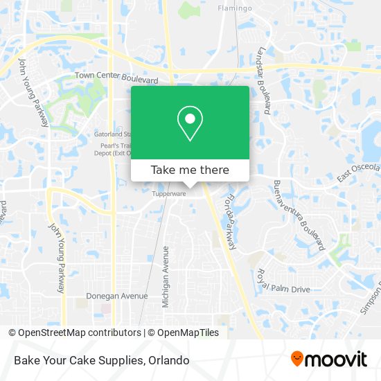 Mapa de Bake Your Cake Supplies