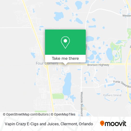 Mapa de Vapin Crazy E-Cigs and Juices, Clermont