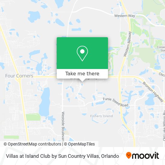Villas at Island Club by Sun Country Villas map