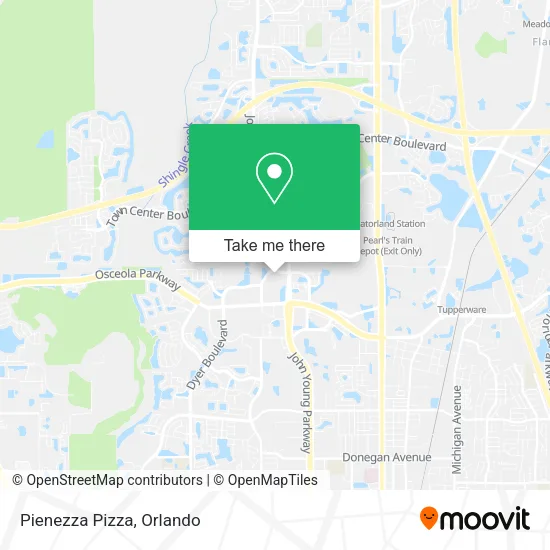Pienezza Pizza map