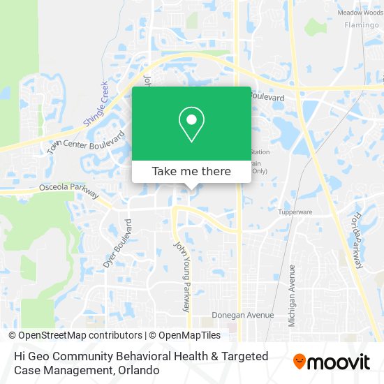 Hi Geo Community Behavioral Health & Targeted Case Management map