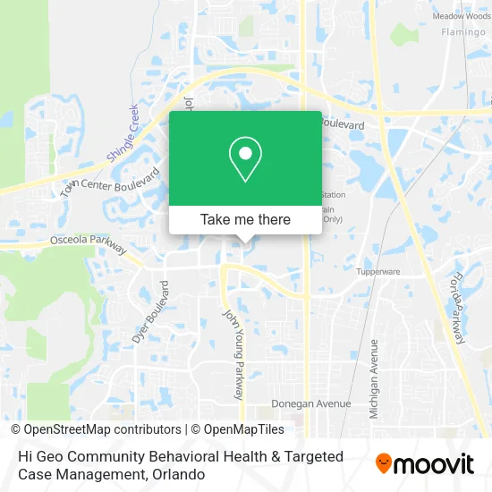 Hi Geo Community Behavioral Health & Targeted Case Management map