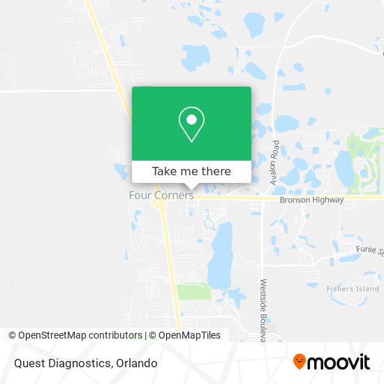 Quest Diagnostics map