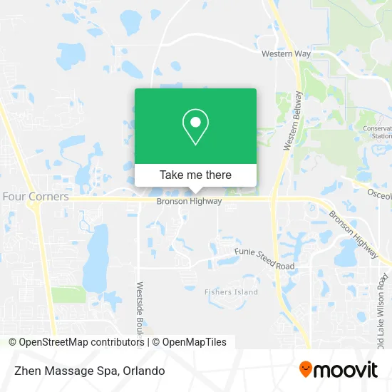 Zhen Massage Spa map