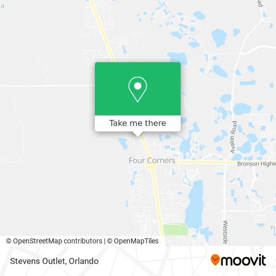Stevens Outlet map