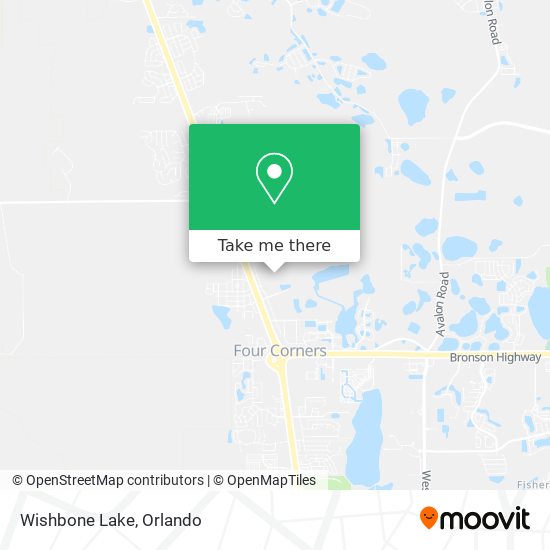 Mapa de Wishbone Lake