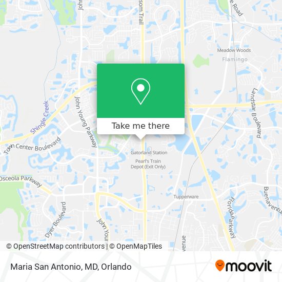 Mapa de Maria San Antonio, MD