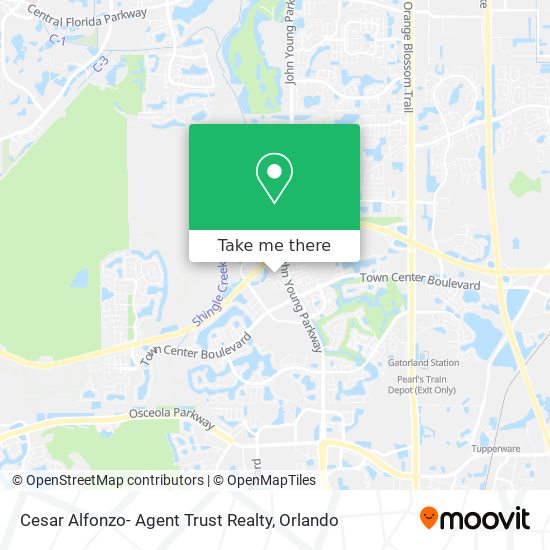Mapa de Cesar Alfonzo- Agent Trust Realty