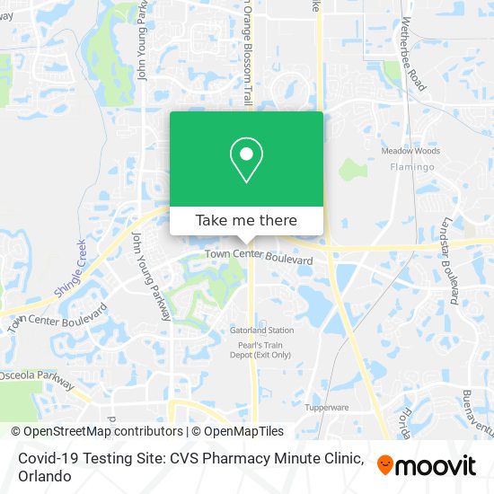 Covid-19 Testing Site: CVS Pharmacy Minute Clinic map