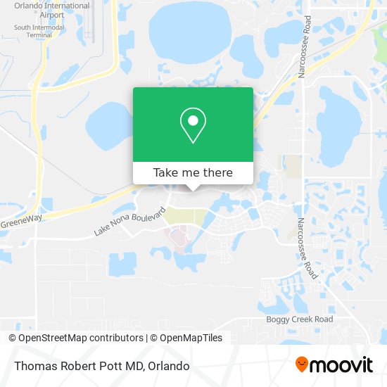 Mapa de Thomas Robert Pott MD