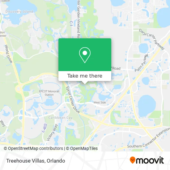 Treehouse Villas map