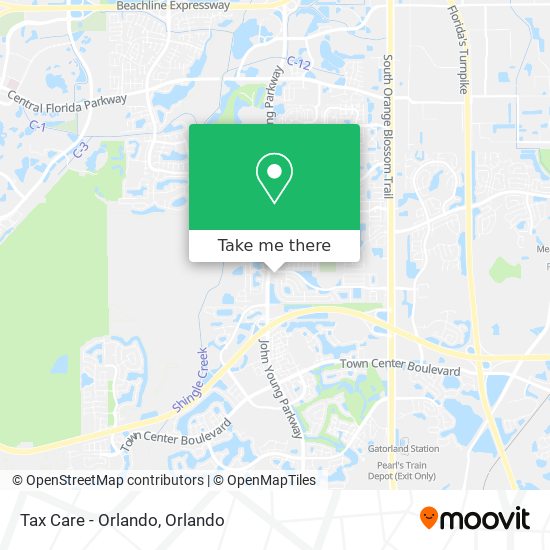 Tax Care - Orlando map