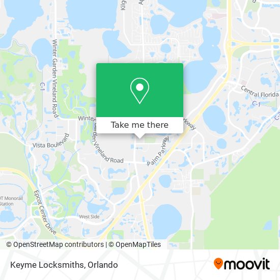 Keyme Locksmiths map